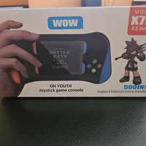 500IN1 Handheld Game Console - Black and Blue